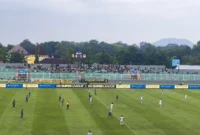 Pertandingan antara Bhayangkara Presisi Lampung FC melawan PSIM Yogyakarta di Stadion Sumpah Pemuda PKOR Way Halim. Bandarlampung, Jumat (17/6/2026). (ANTARA/Dian Hadiyatna)