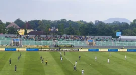 Pertandingan antara Bhayangkara Presisi Lampung FC melawan PSIM Yogyakarta di Stadion Sumpah Pemuda PKOR Way Halim. Bandarlampung, Jumat (17/6/2026). (ANTARA/Dian Hadiyatna)