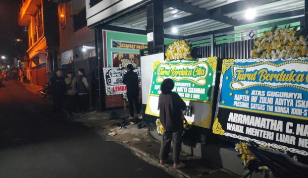 Foto Rumah Duka Kapten Zulmi: (Whisnu Pradana/detikcom)