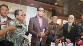 Foto: Sejumlah anggota DPR hingga DPD RI membentuk Kaukus Parlemen untuk Perdamaian Dunia menyikapi kondisi geopolitik. (Dwi R/detikcom)