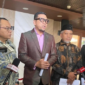 Foto: Sejumlah anggota DPR hingga DPD RI membentuk Kaukus Parlemen untuk Perdamaian Dunia menyikapi kondisi geopolitik. (Dwi R/detikcom)