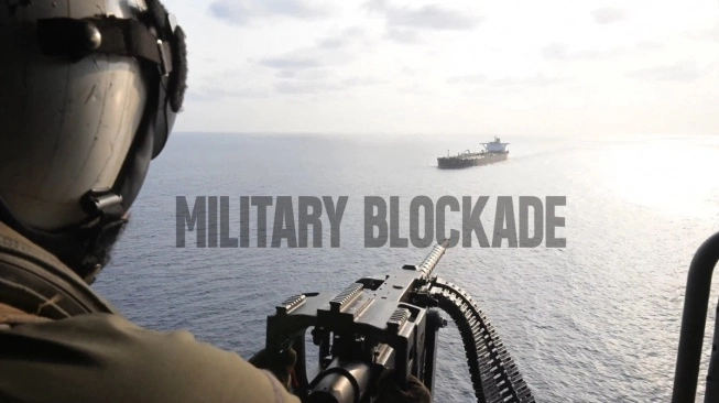 AS Klaim sudah usir 27 kapal saat blokade Selat Hormuz. (X/@CENTCOM)