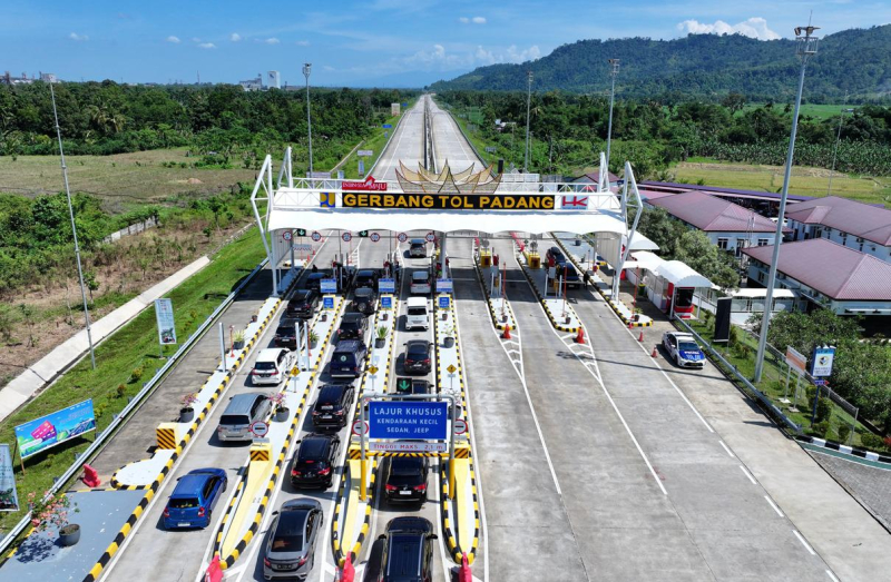Libur paskah 2026,trafik jalan tol Trans Sumatera naik 43,62 Persen,Hutama Karya  perkuat operasional (Dok.jambiupdate.co)