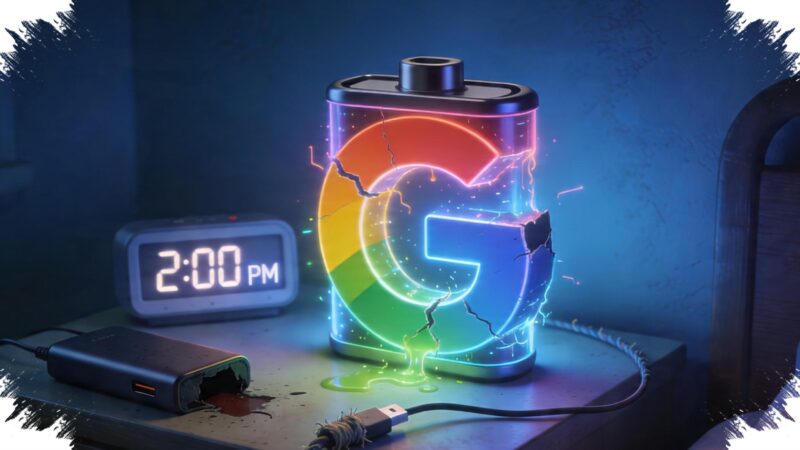 Google Pixel battery drain bug March update / Img: bgo.one