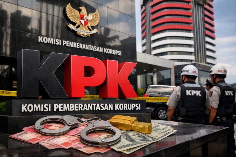 Ilustrasi gedung Komisi Pemberantasan Korupsi (KPK).