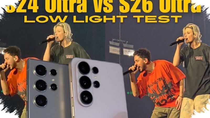 Galaxy S26 Ultra concert video low light / Img: youtube.com