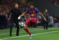 Bintang muda Barcelona Lamine Yamal. Foto: REUTERS/Gonzalo Fuentes.