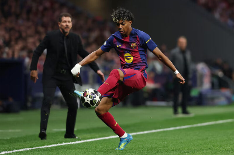 Bintang muda Barcelona Lamine Yamal. Foto: REUTERS/Gonzalo Fuentes.