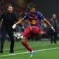 Bintang muda Barcelona Lamine Yamal. Foto: REUTERS/Gonzalo Fuentes.