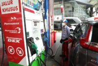 Foto: Ilustrasi Pertamax Turbo (CNBC Indonesia/ Tri Susilo)