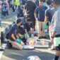 Latihan CPR untuk warga di CFD Bundaran HI. (Taufiq/detikcom)