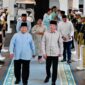 Foto: Momen Prabowo sambut Jokowi dan SBY di acara halalbihalal di Istana Merdeka, Jumat (21/3/2026) (Biro Sekretariat Presiden)