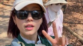Park Shin Hye mengumumkan kehamilan anak keduanya. Foto: dok. Instagram @ssinz7