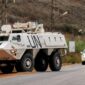 Ilustrasi. Sumber PBB sebut 3 TNI yang tewas di Lebanon diduga kena serpihan tembakan tank dan ranjau Israel. Foto: AFP/RABIH DAHER
