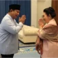 Presiden Prabowo Subianto dan Titiek Soeharto. Foto/Tangkapan layar