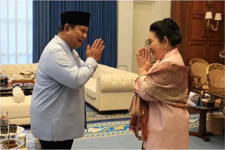 Presiden Prabowo Subianto dan Titiek Soeharto. Foto/Tangkapan layar