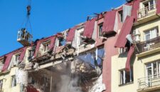 Ilustrasi dampak serangan Rusia di Ukraina (Foto: REUTERS)