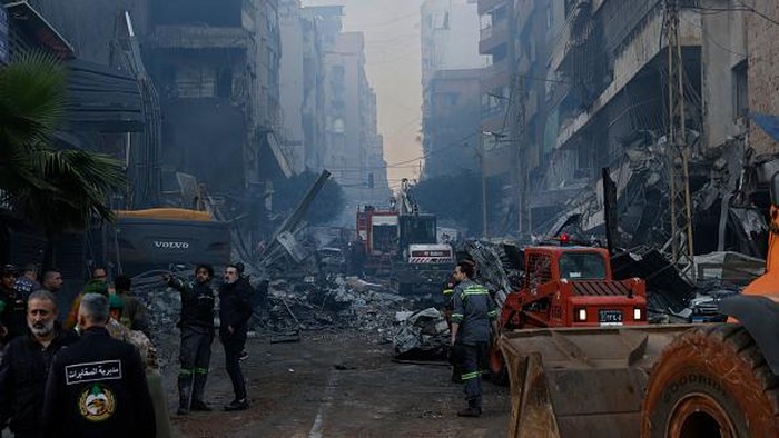 Foto: Serangan Israel ke Lebanon Meningkat Meski Ada Gencatan Senjata AS-Iran (Getty Images/Daniel Carde)