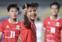Timnas Indonesia akan bertemu Malaysia pada laga kedua fase grup Piala AFF U-17 2026. (ANTARA FOTO/Rizal Hanafi)