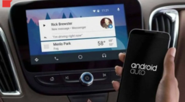 Ilustrasi - Tampilan Android Auto dari Google. ANTARA/HO-Android Auto/am.