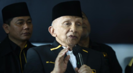 Ketua Majelis Syuro Partai Ummat, Amien Rais (Jauh Hari Wawan S/detikJogja)