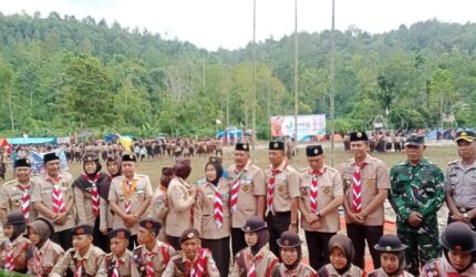 Bupati Kerinci Resmi Buka Jambore Cabang Pramuka 2026 di Lubuk Nagodang, Ribuan Peserta Ikut Meriahkan