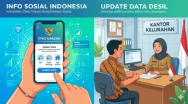 Cara Ubah Data Desil Online Lewat Aplikasi hingga Offline di Kantor Desa. (Foto: AI)