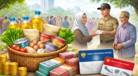 Ilustrasi bansos. Foto: ChatGPT