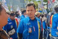 Foto: Perwakilan buruh Indomaret (Adhfar Aulia Syuhada/detikcom)