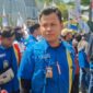 Foto: Perwakilan buruh Indomaret (Adhfar Aulia Syuhada/detikcom)