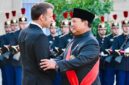Presiden Prabowo Subianto menghadiri jamuan santap malam kenegaraan yang diselenggarakan oleh Presiden Prancis Emmanuel Macron di Salle des Fêtes, Istana Élysée, Paris. (Laily Rachev/Biro Pers, Media, dan Informasi Sekretariat Presiden)
