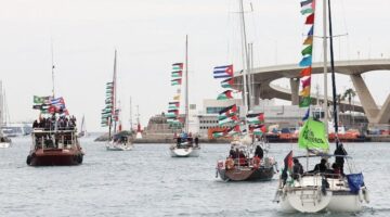 Armada Global Sumud Flotilla (Foto: AFP/JOSEP LAGO)
