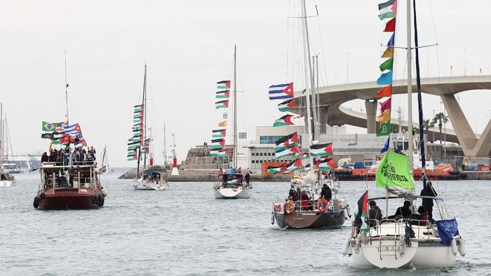 Armada Global Sumud Flotilla (Foto: AFP/JOSEP LAGO)