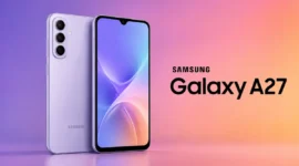 Tampilan Samsung Galaxy A27 yang terungkap dalam bocoran render terbaru. (Ilustrasi AI)